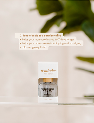 Nail Polish Top Coat (Non-Toxic) — clarity