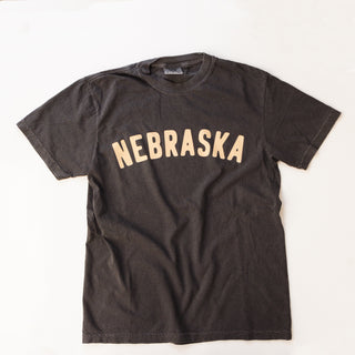 Nebraska Tee - Dusty Black