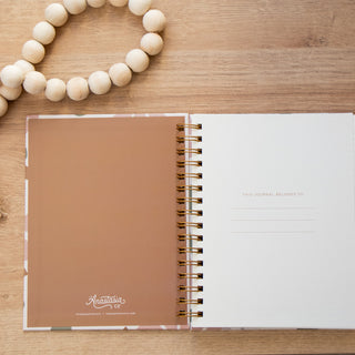 Flower Hardcover Journal