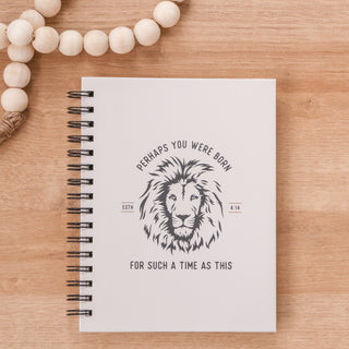 For Such a Time as This Esther Lion Hardcover Journal