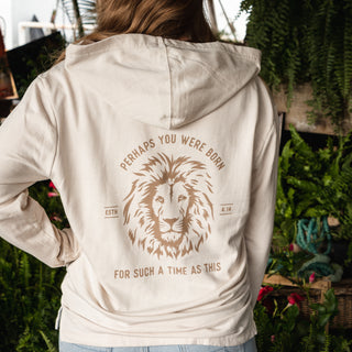 Esther Lion Hoodie - Ivory