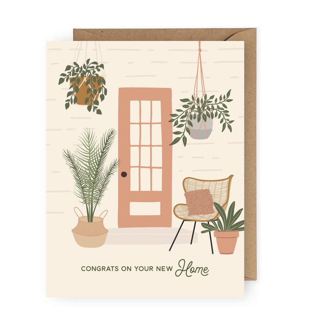 Congrats on Your New Home Plant Greeting Card The Anastasia Co.