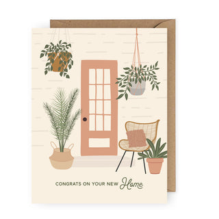 Congrats on Your New Home Plant Greeting Card
