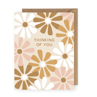Thinking of You Flower Greeting Card
