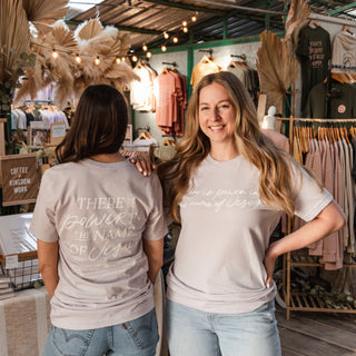 Power in the Name of Jesus Tee - Lavender
