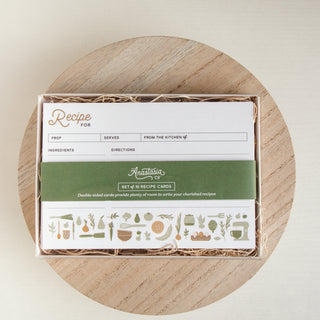 Recipe Card Box Set