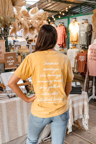 Sunshine + Sourdough Tee