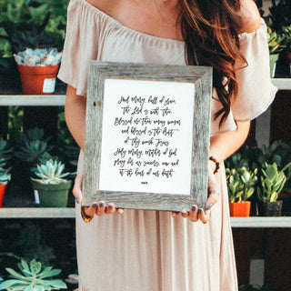 Hail Mary Prayer Art Print