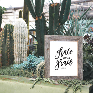Grace Upon Grace Art Print