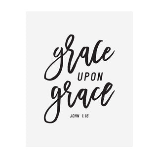 Grace Upon Grace Art Print