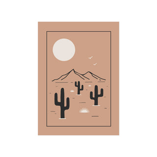 Cactus Scene - Peach