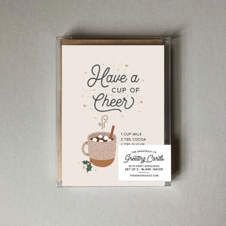Cup of Cheer Card - Box Set of 5