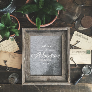 And So the Adventure Begins Art Print