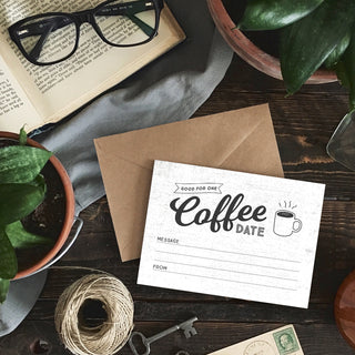 Coffee Date Greeting Card