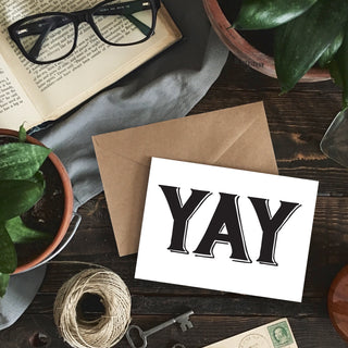 YAY Greeting Card