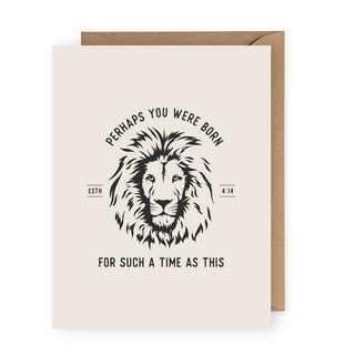 Perhaps You Were Born For Such a Time as This Esther Greeting Card