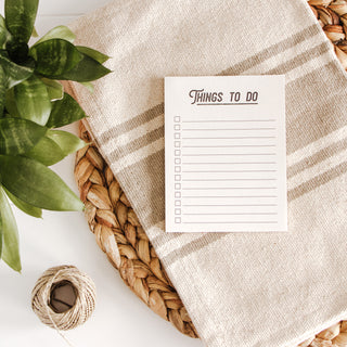 Things to Do Notepad