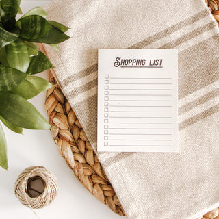 Shopping List Notepad