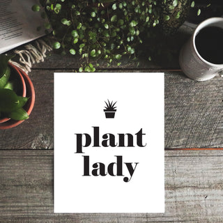 Plant Lady Art Print