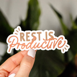 Rest is Productive Sticker
