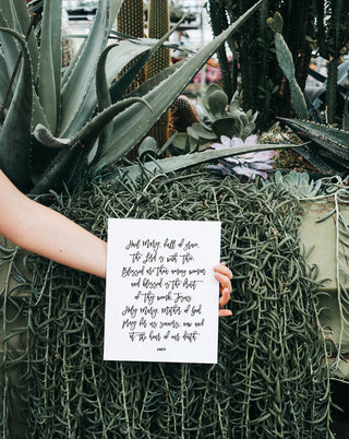 Hail Mary Prayer Art Print