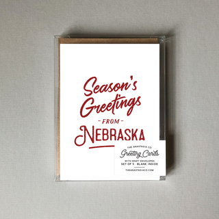 Season's Greetings from Nebraska - Box Set of 5