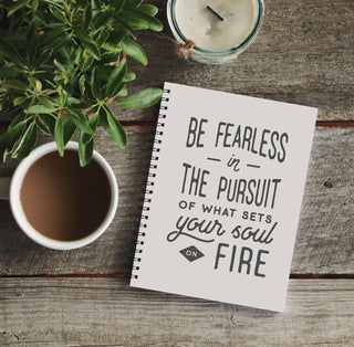 Be Fearless Softcover Notebook