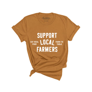 Support Local Farmers Tee - Honey