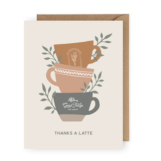 Thanks a Latte Greeting Card