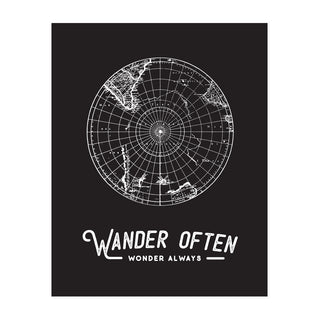 Wander Often, Wonder Always Art Print