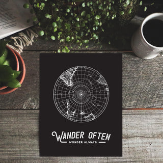 Wander Often, Wonder Always Art Print