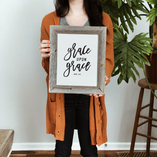 Grace Upon Grace Art Print