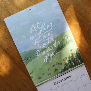 2026 Scripture Calendar: Worship in the Wilderness