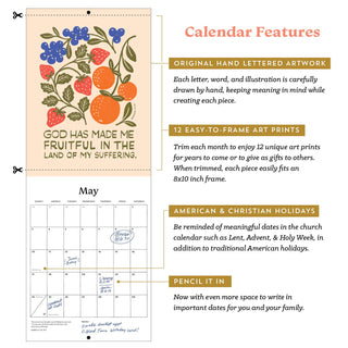 2026 Scripture Calendar: Worship in the Wilderness