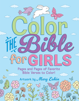 Color the Bible for Girls: Paperback / English