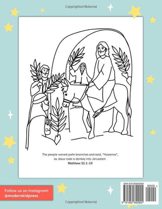 Bible Stories Christian Coloring Book