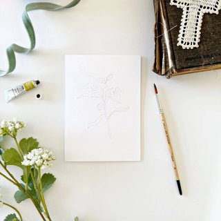 He is Risen Paintable Watercolor Notecard Set