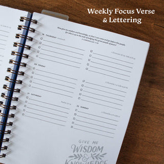 2026 Scripture Lettering Planner