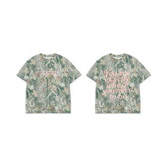 PRE-ORDER // Exactly Where You Need to Be Oversized Camo Tee - JUNE ETA
