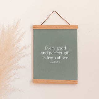 Every Good and Perfect Gift Art Print