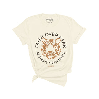 🔴 Faith Over Fear Tiger Tee | Size: S (Imperfect)