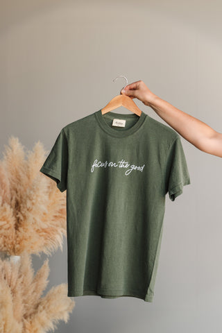 Focus on the Good Tee - Forest