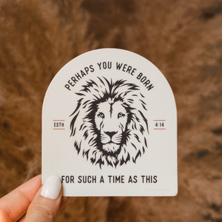 For Such a Time as This Esther Lion Sticker