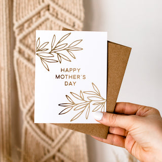 Happy Mother's Day Foil Greeting Card