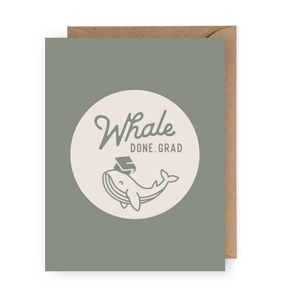 Whale Done Grad Greeting Card – The Anastasia Co.