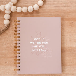 God is Within Her Hardcover Journal