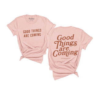 🔵 Good Things are Coming Tee | Size S, L-2XL (Last Chance)