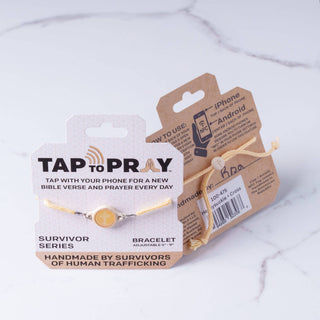 Tap To Pray® Survivor Series Tactical Bracelet: Honeysuckle + Cross