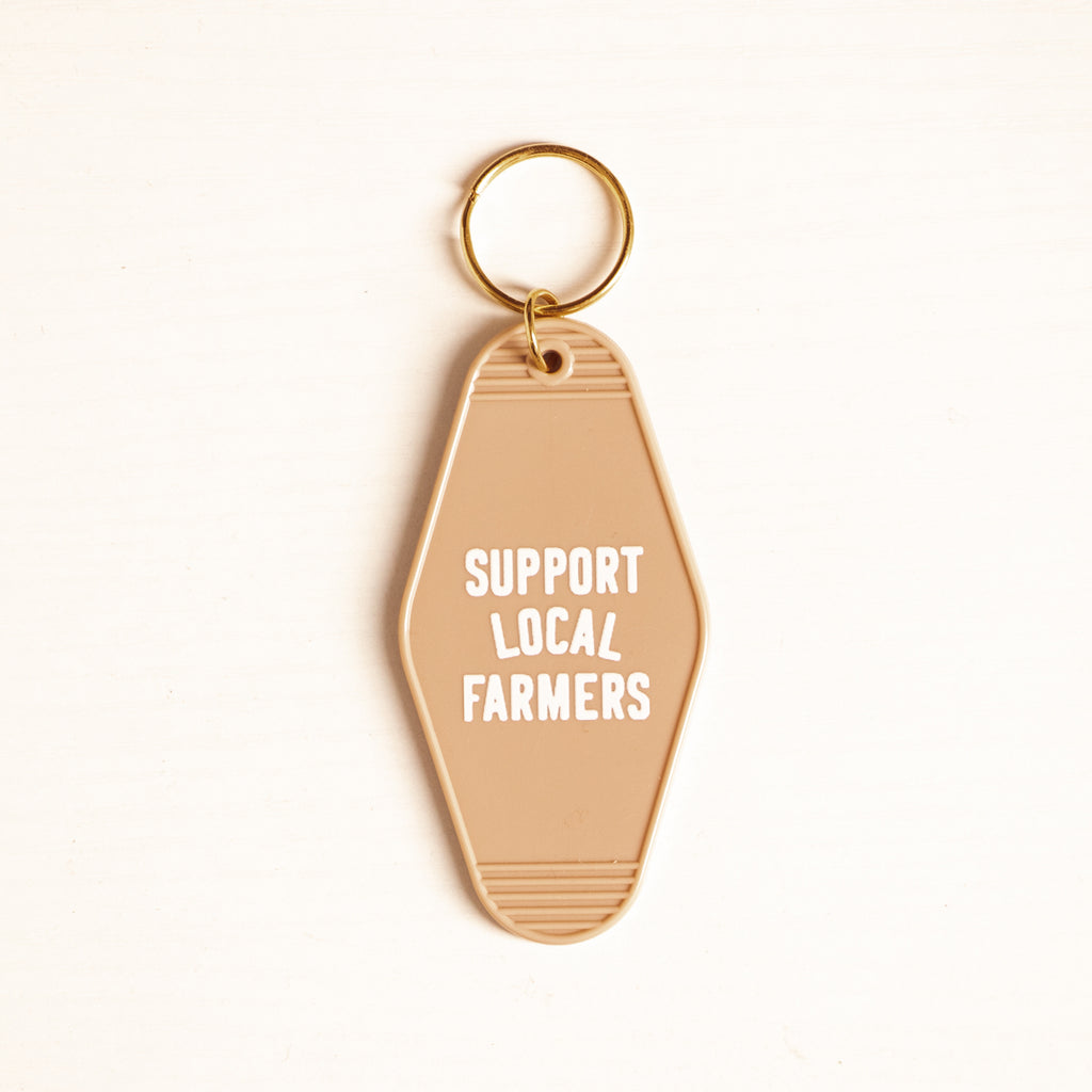 Support Local Farmers Motel Keychain – The Anastasia Co.