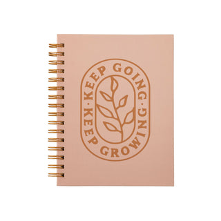 Keep Going Keep Growing Hardcover Journal